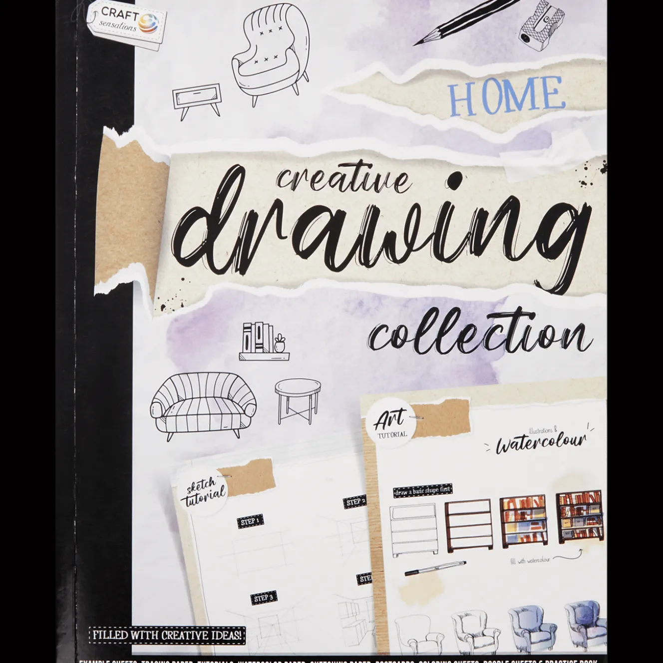 Peindre*Action Cahier de dessin Grafix Creative Drawing Collection