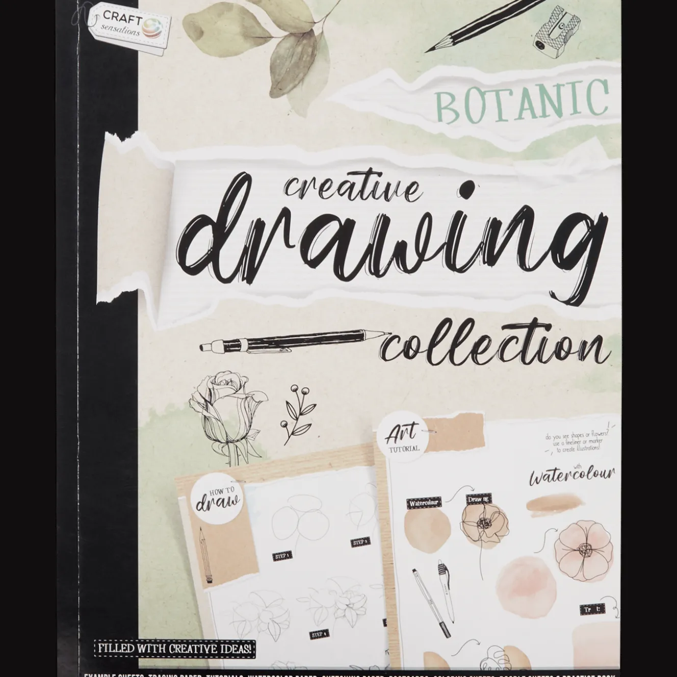 Peindre*Action Cahier de dessin Grafix Creative Drawing Collection