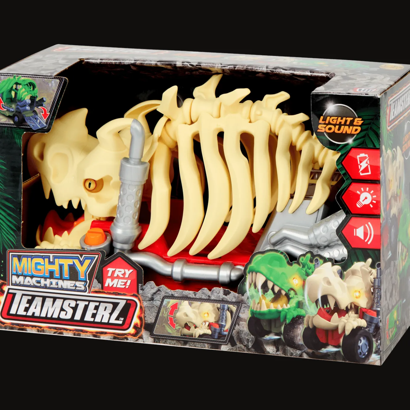 Véhicules Et Voitures*Action Camion dino Teamsterz Mighty Machines HTI