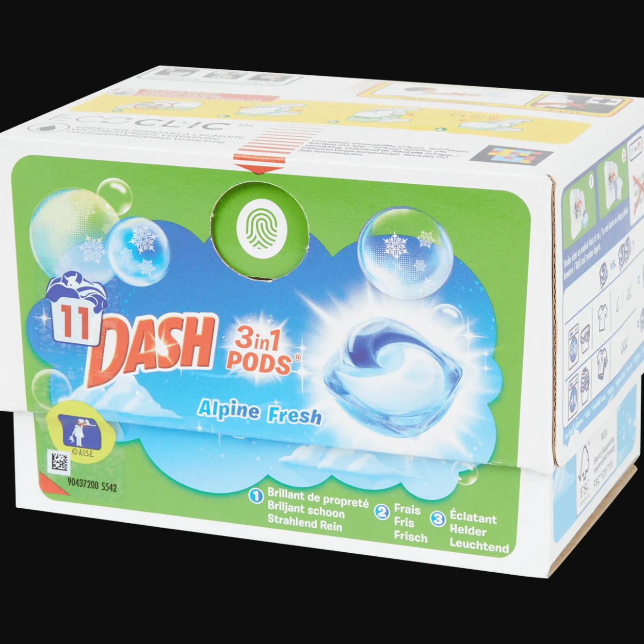 Produits De Lessive Et Vaisselle*Dash Capsules de lessive 3-en-1 Alpine Fresh