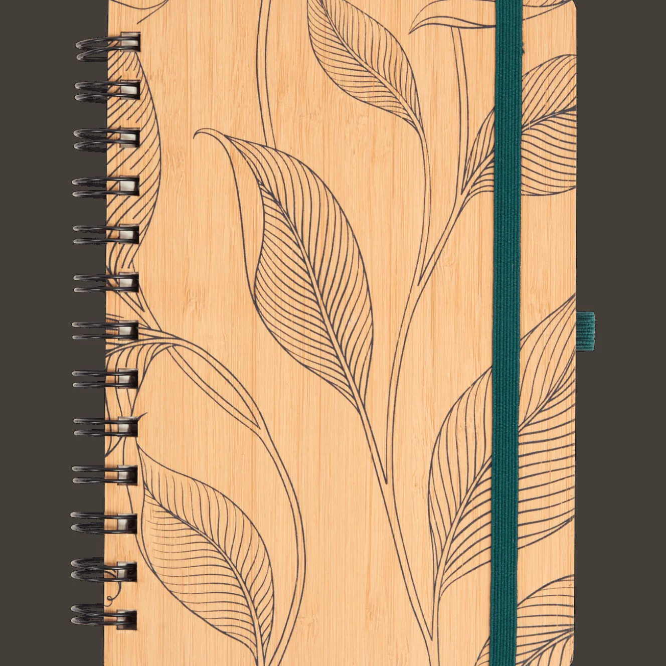 Papier Et Cahiers*Action Carnet de notes en bambou