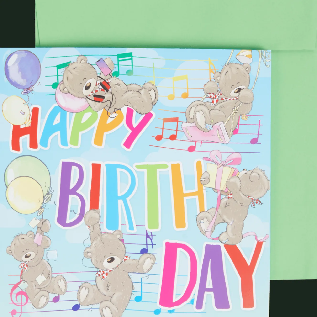 Cartes*Action Carte d’anniversaire avec son et lumière