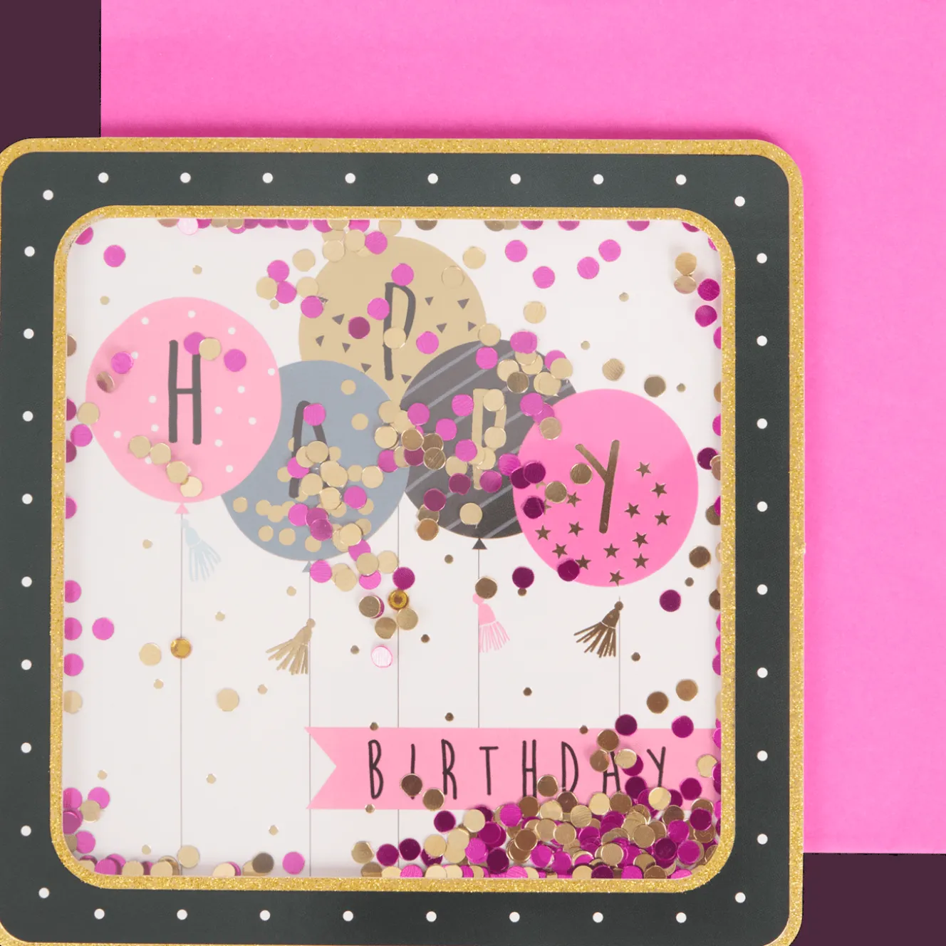 Cartes*Action Carte de vœux avec confettis