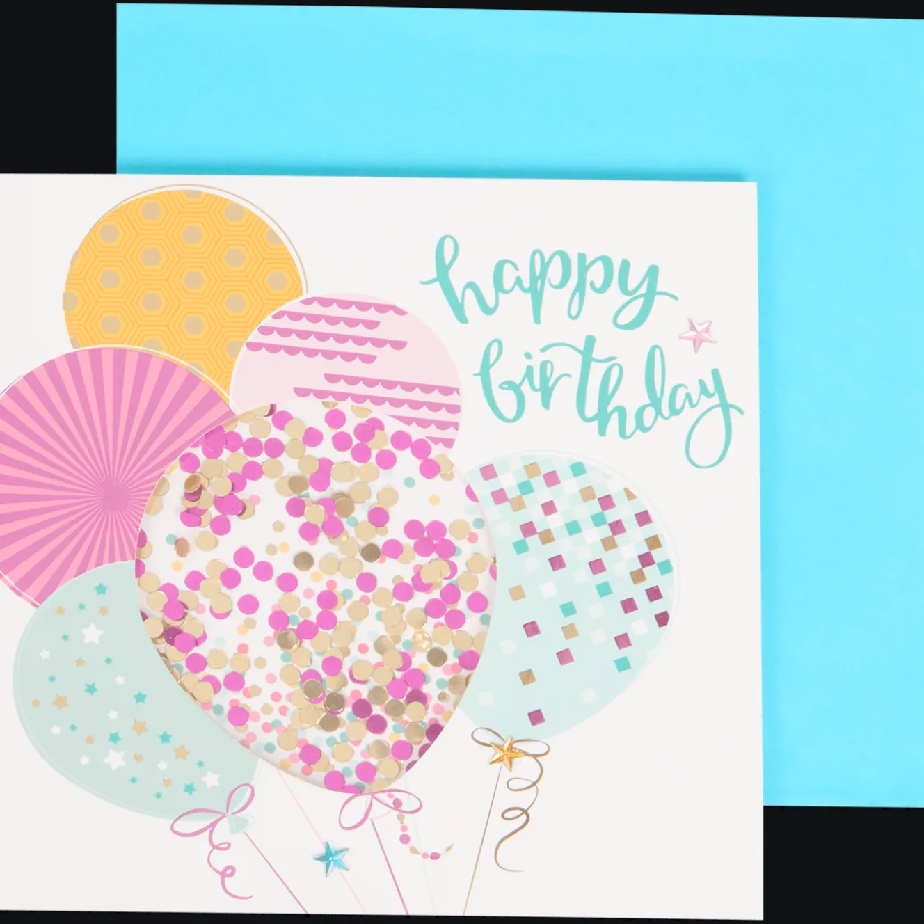 Cartes*Action Carte de vœux avec confettis