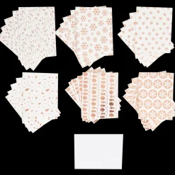 Cartes*Action Cartes de vœux métallisées Craft Universe