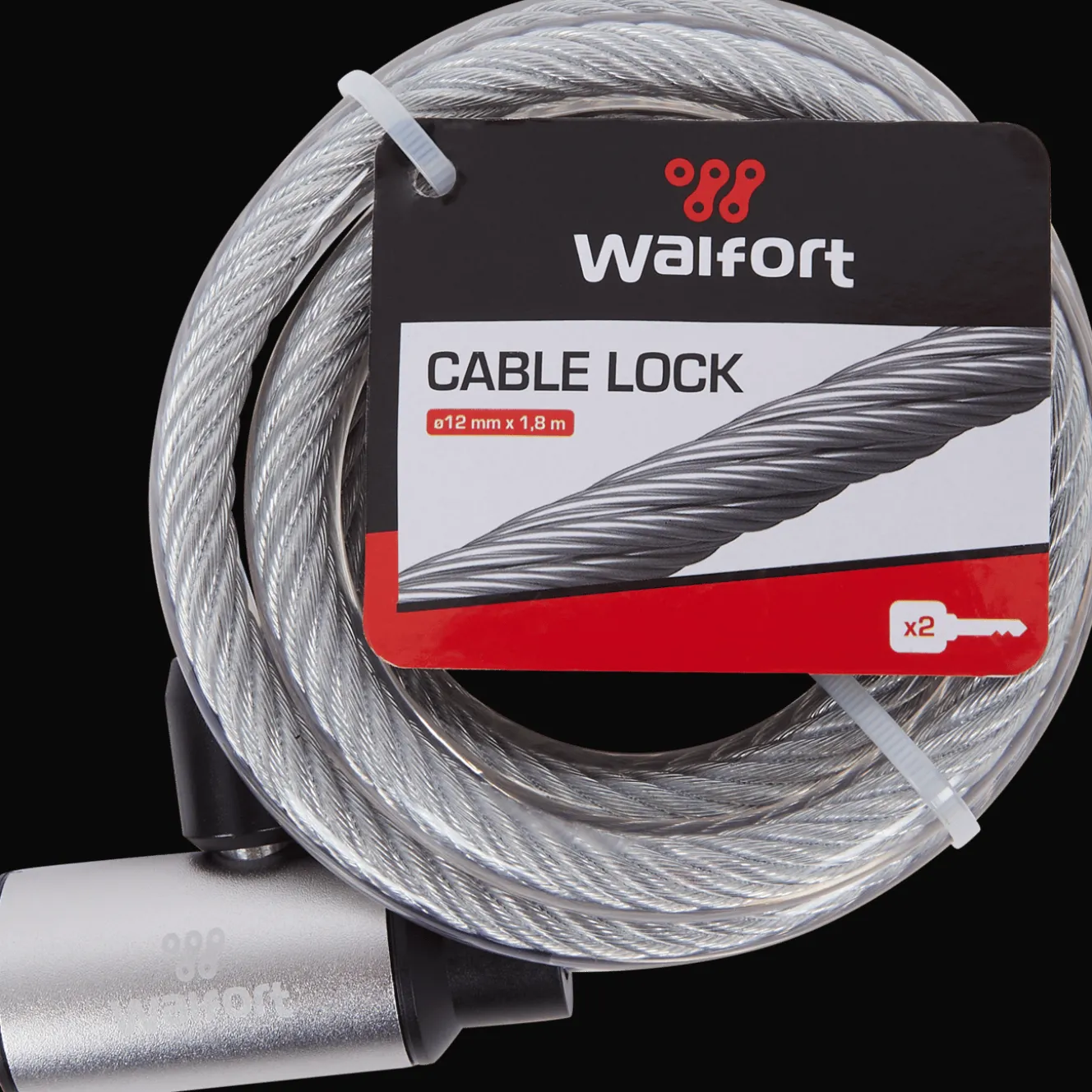 Accessoires Vélo*Walfort Câble antivol