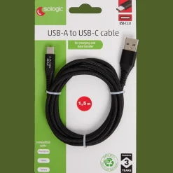 Câbles Et Répartiteur*Action Câble de charge et transfert de données Sologic USB-C
