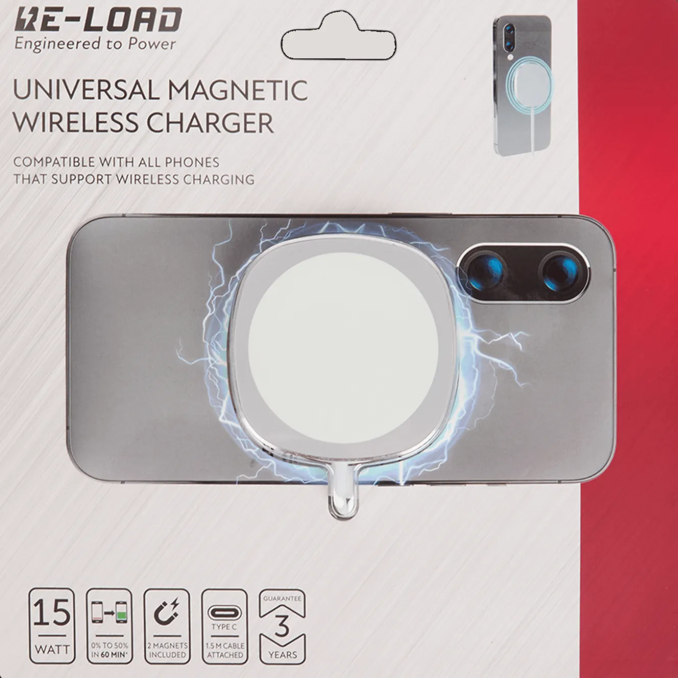 Powerbanks Et Chargeurs*Re-load Chargeur à induction magnétique