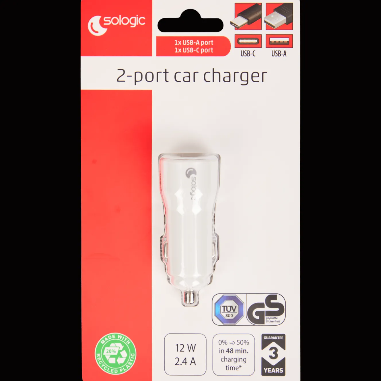 Powerbanks Et Chargeurs*Re-load Chargeur allume-cigare 2 ports USB-A