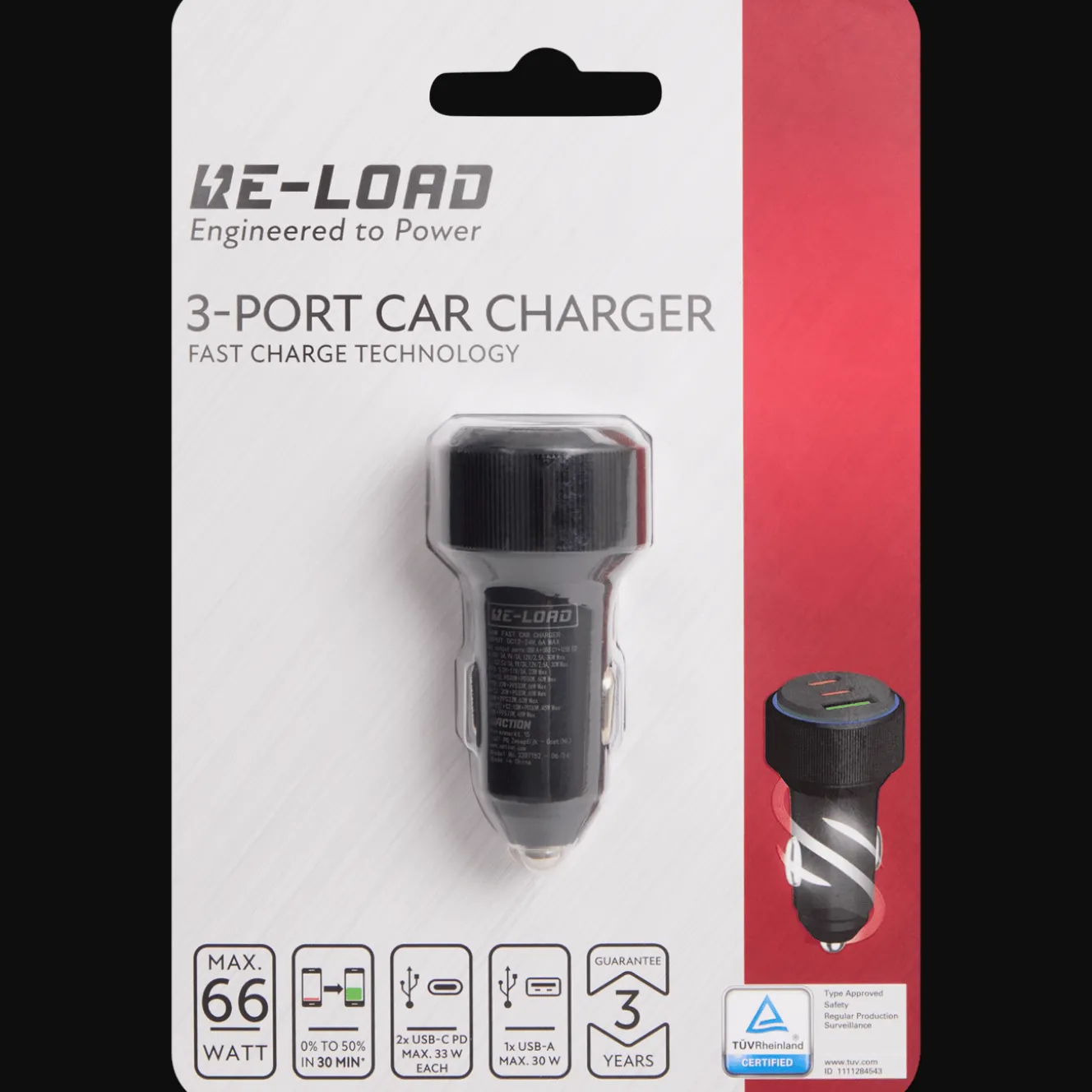 Powerbanks Et Chargeurs*Re-load Chargeur allume-cigare