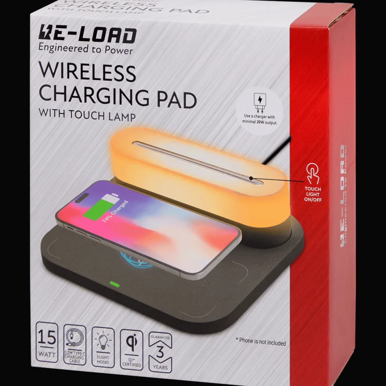 Powerbanks Et Chargeurs*Re-load Chargeur sans fil avec lampe
