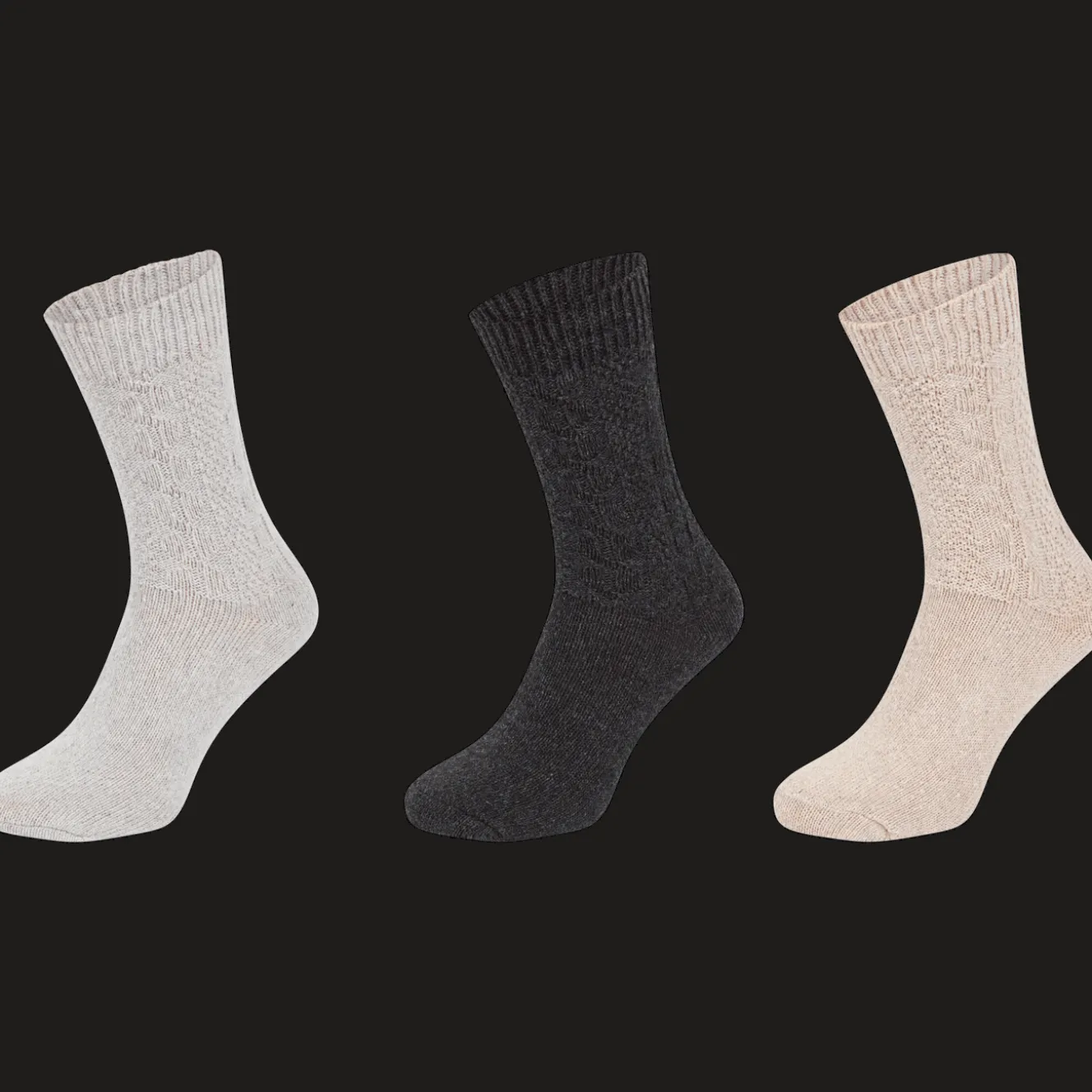 Collants/Bas*Action Chaussettes en laine mélangée
