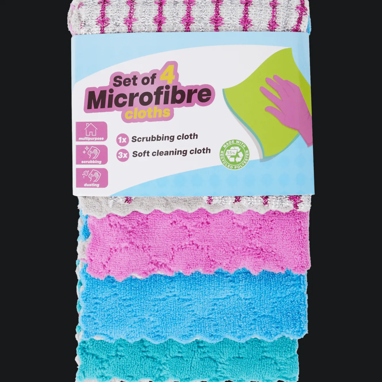 Articles De Nettoyage*Action Chiffons en microfibre