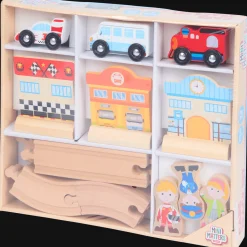 Jouets En Bois*Mini Matters Circuit et petites voitures en bois