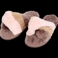 Chaussures*Action Claquettes en fausse fourrure