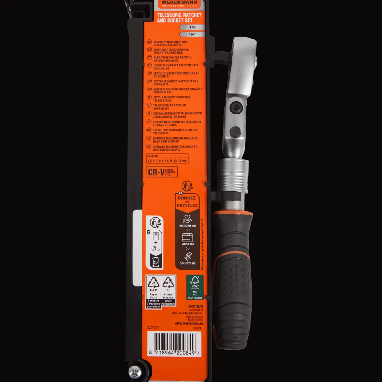 Outils*Werckmann Cliquet télescopique et douilles