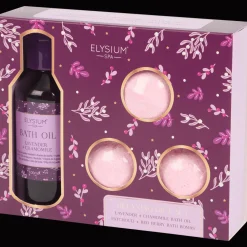 Articles De Bain Et De Douche*Action Coffret huile et bombes de bain Elysium Spa