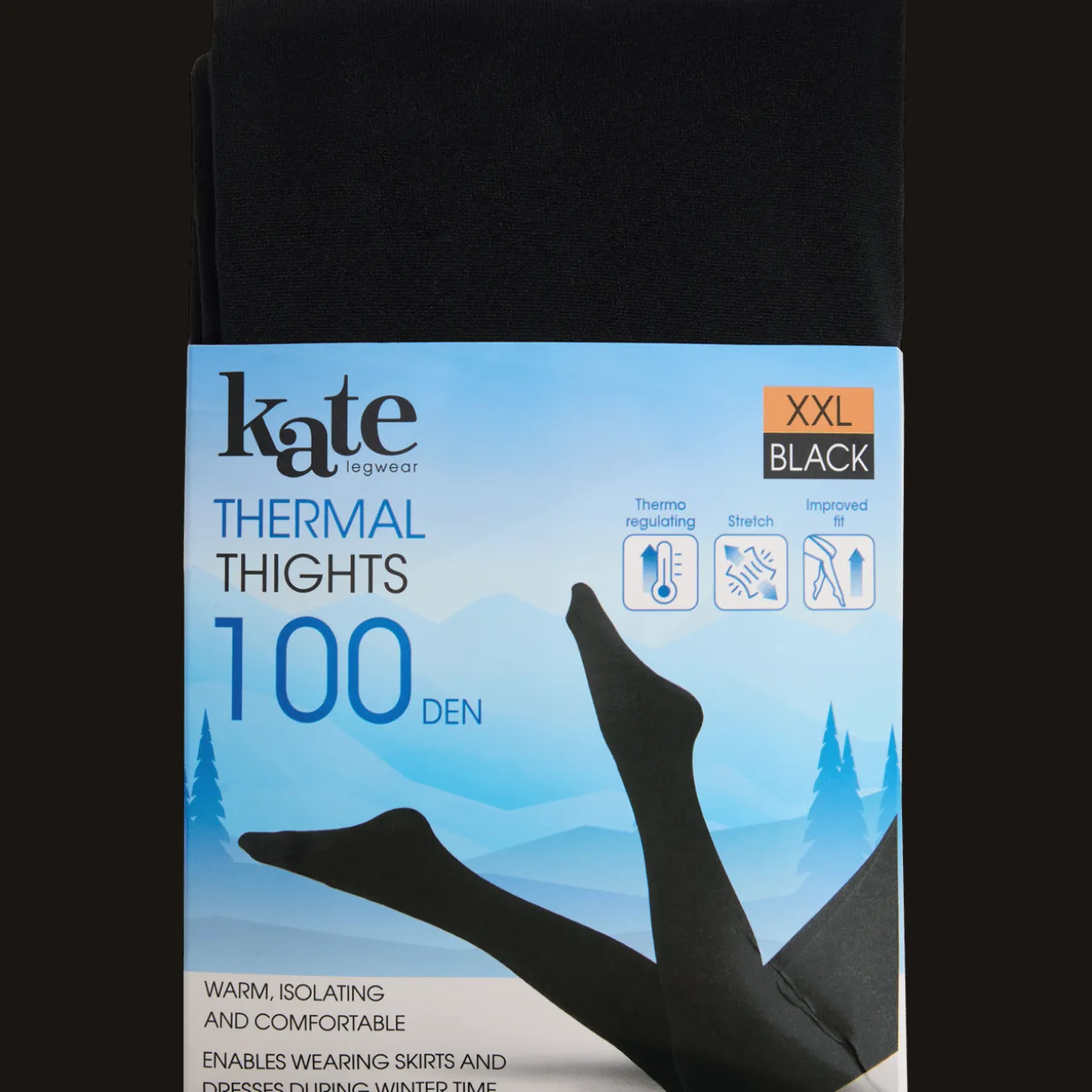 Collants/Bas*Kate Legwear Collants thermiques 100 deniers