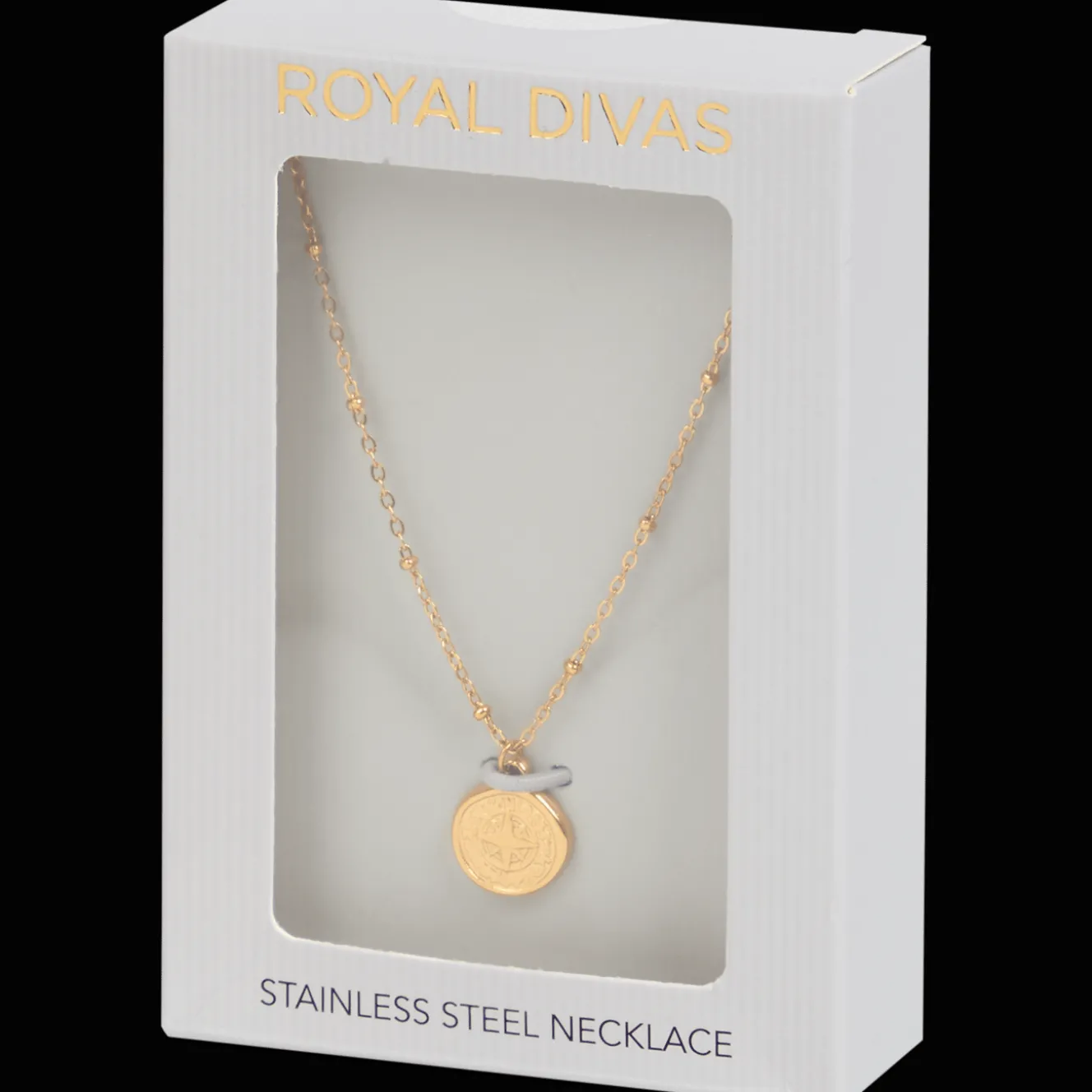 Montres Et Bijoux*Action Collier en acier inoxydable Royal Divas