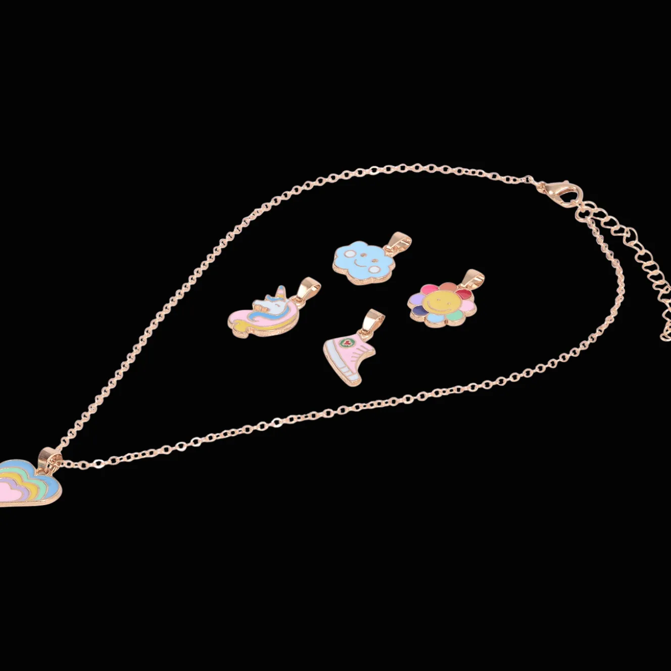 Montres Et Bijoux*Action Collier pour enfant avec pendentifs interchangeables