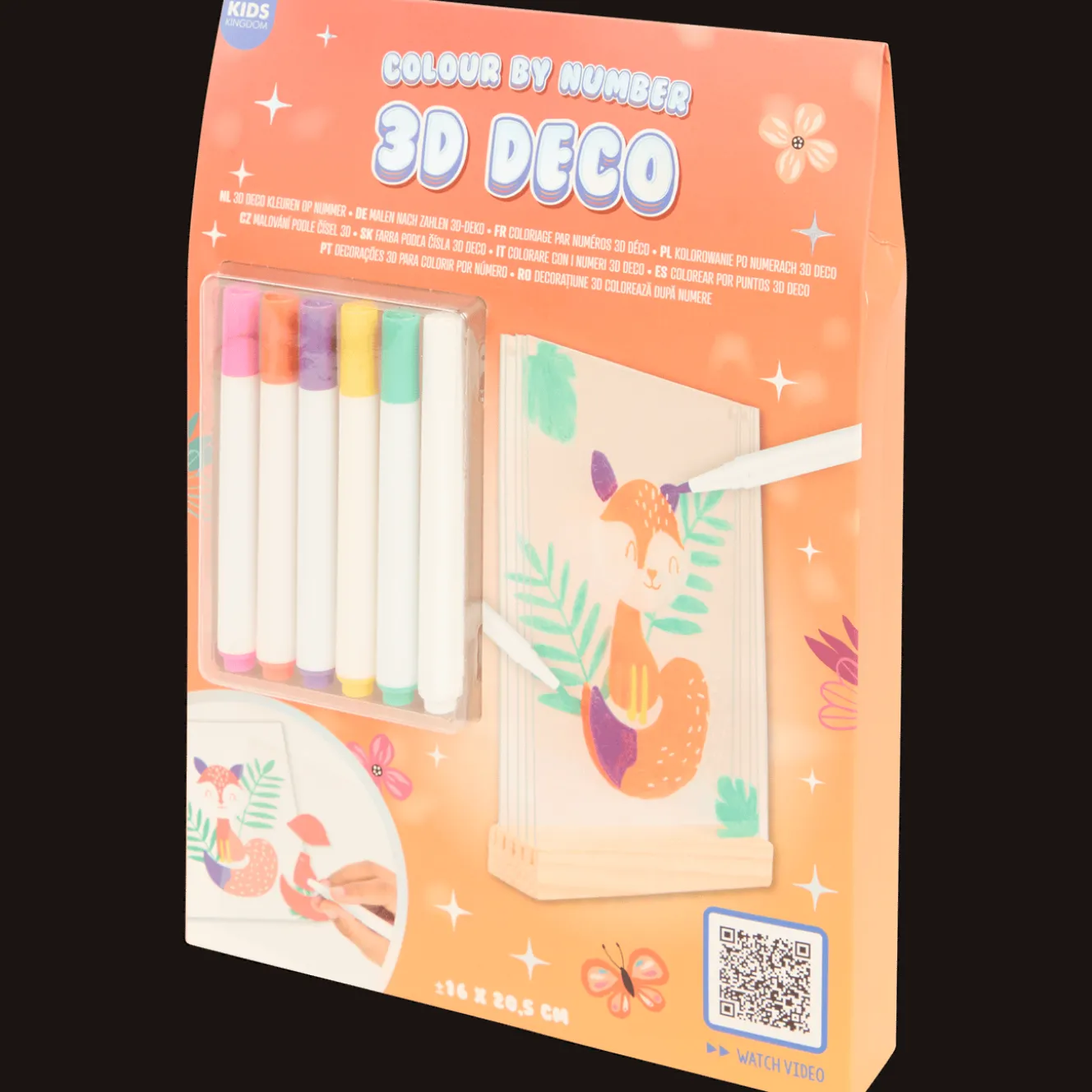 Bricolage*Action Coloriages 3D par numéro Kids Kingdom