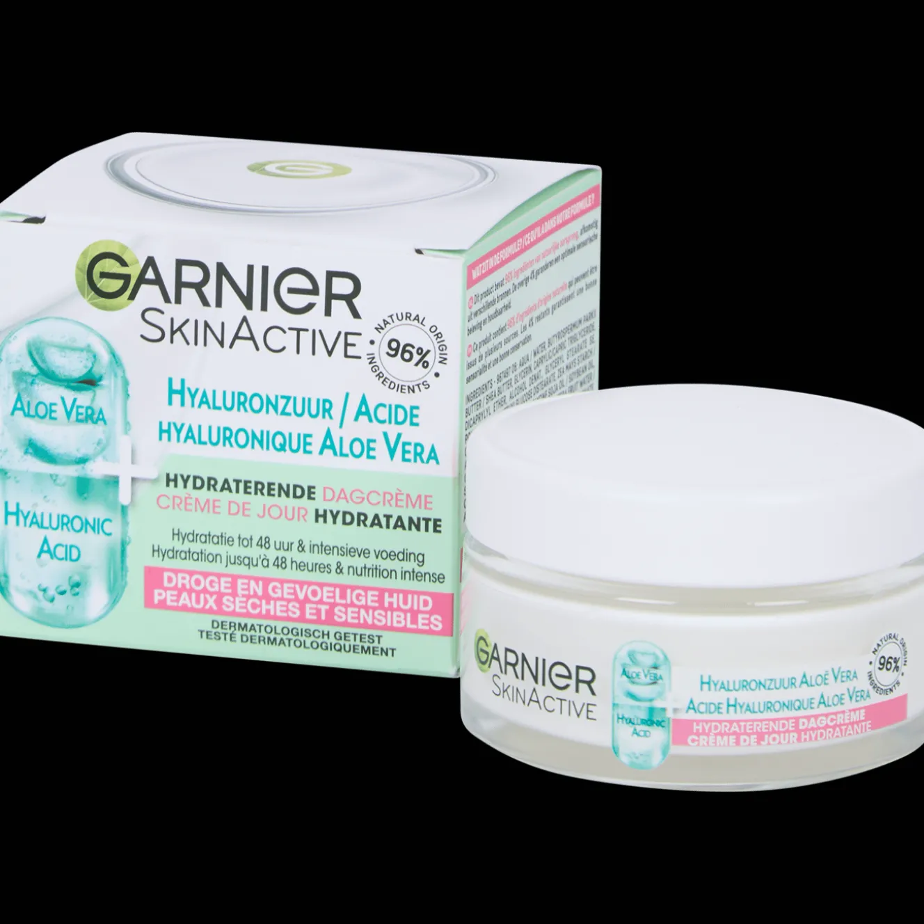 Soins Corporels*Garnier Crème de jour Skin Active Acide hyaluronique et Aloe Vera