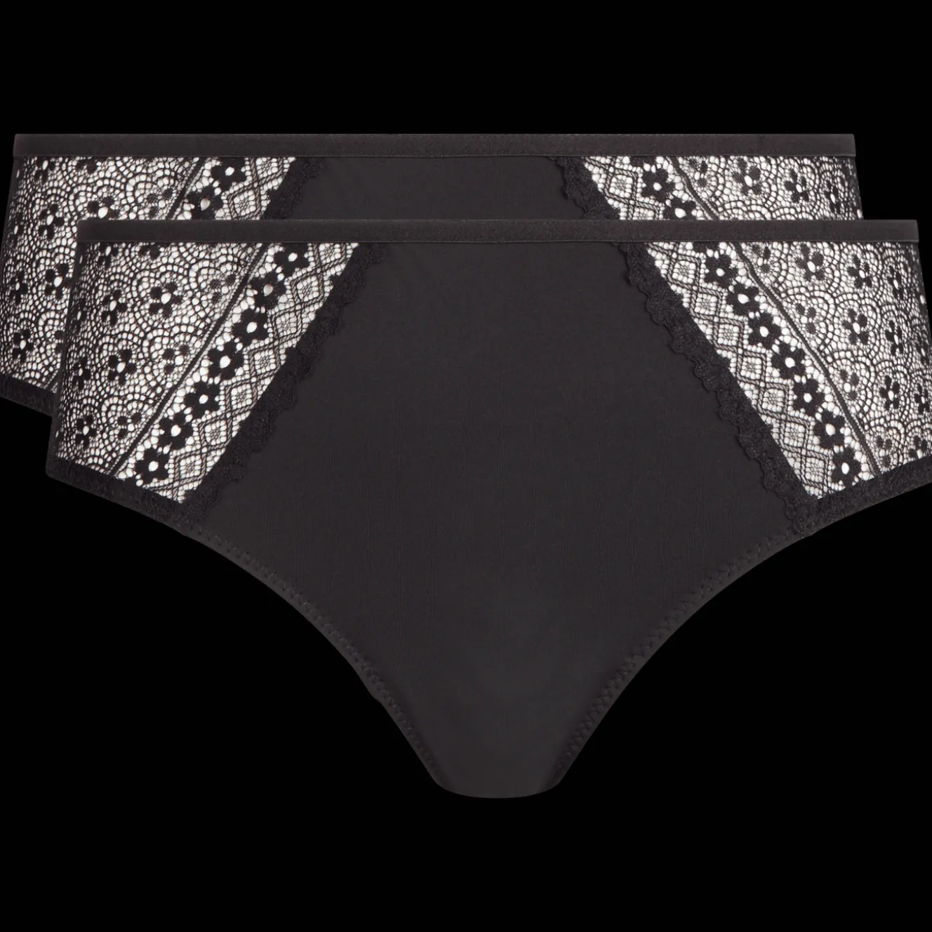 Sous-Vêtements*Action Culottes hipsters avec dentelle