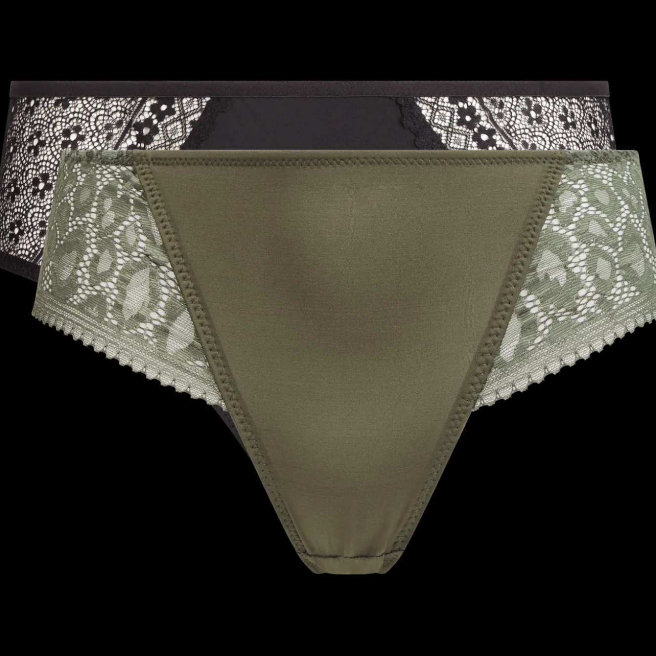 Sous-Vêtements*Action Culottes hipsters avec dentelle