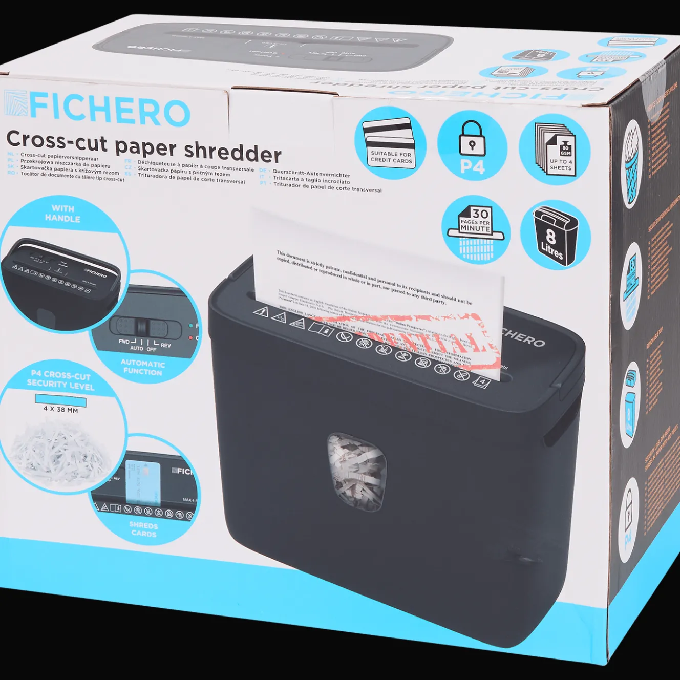 Accessoires De Bureau*Action Déchiqueteuse à papier Fichero