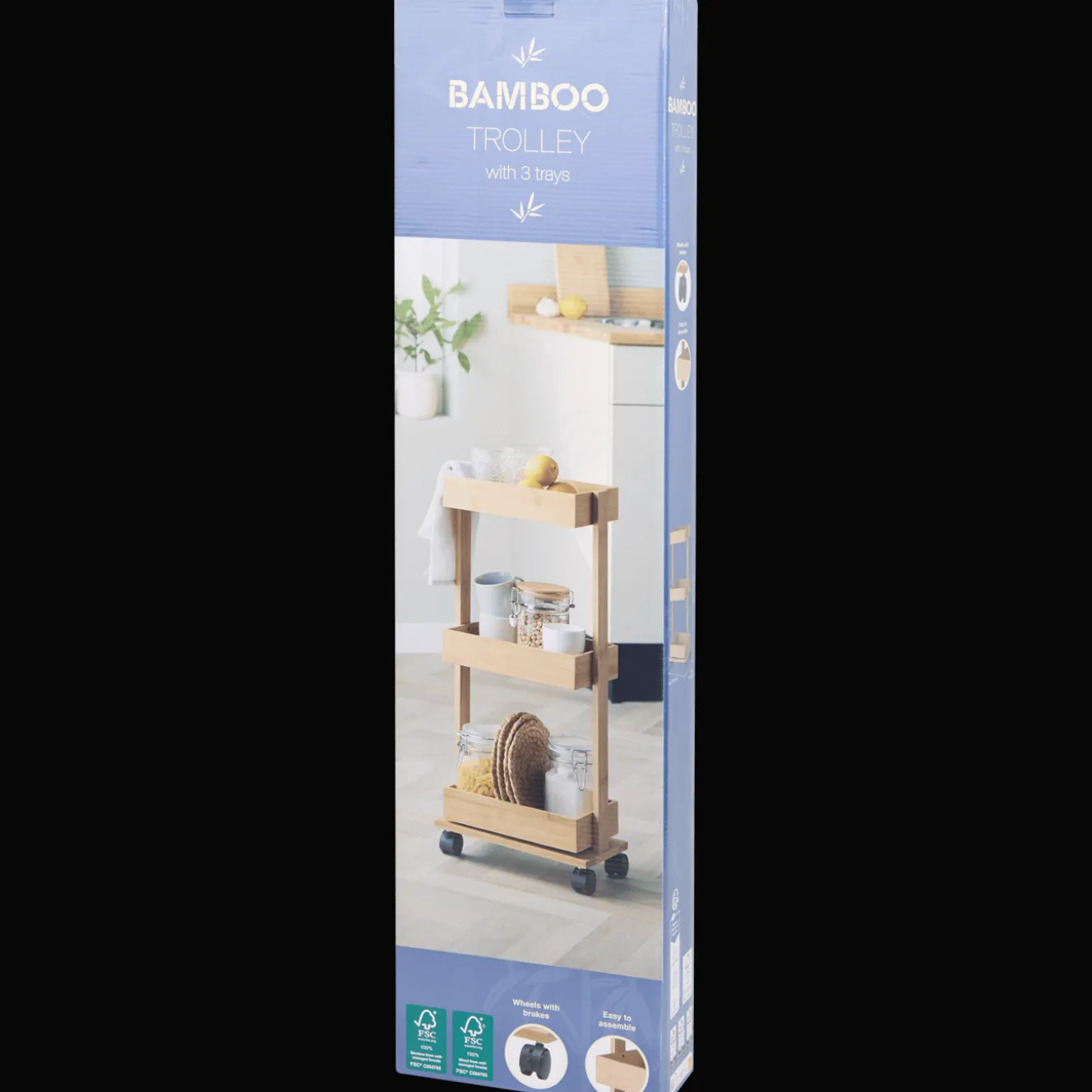 Accessoires Pour La Maison*Action Desserte en bambou