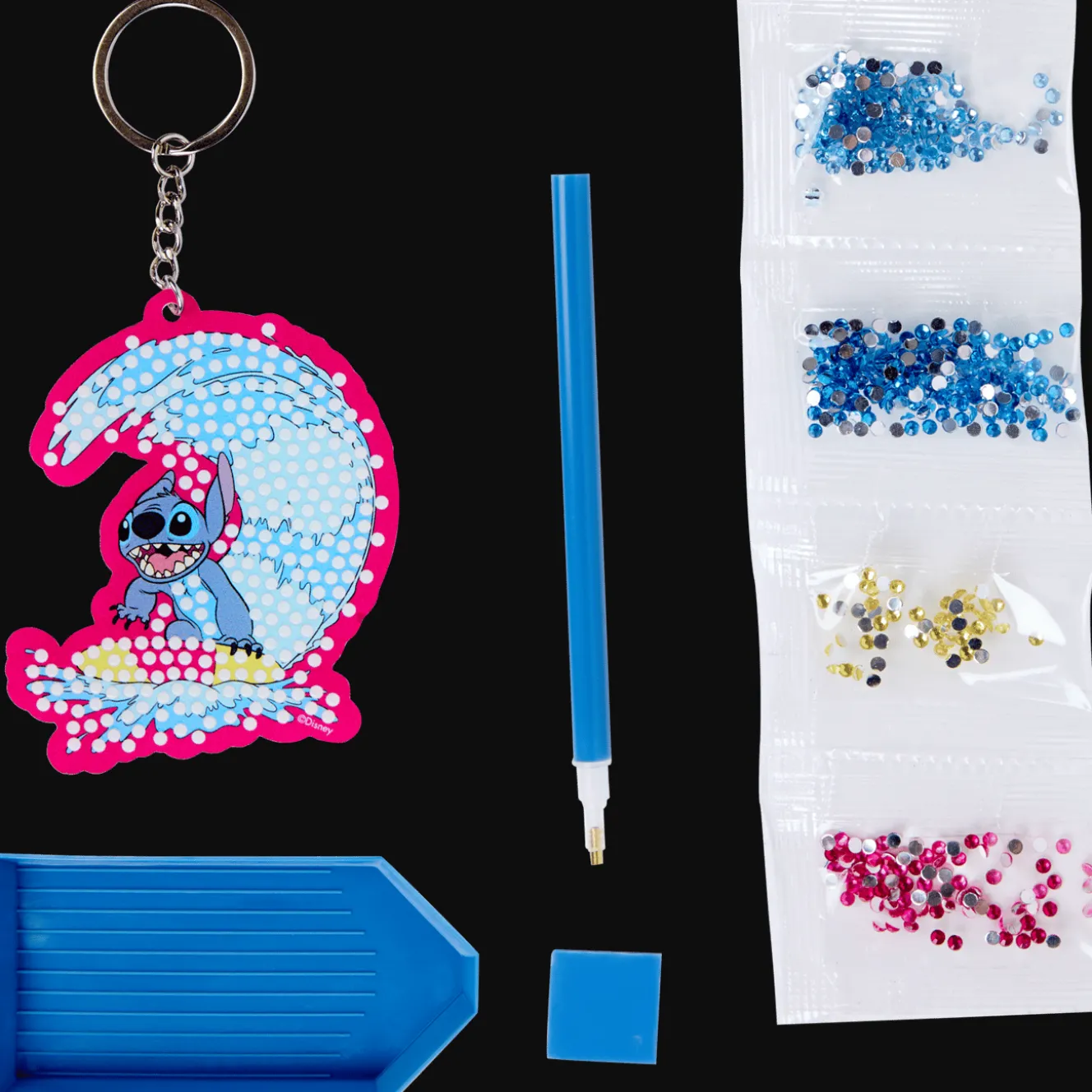 Bricolage*Action Diamond painting porte-clés Disney