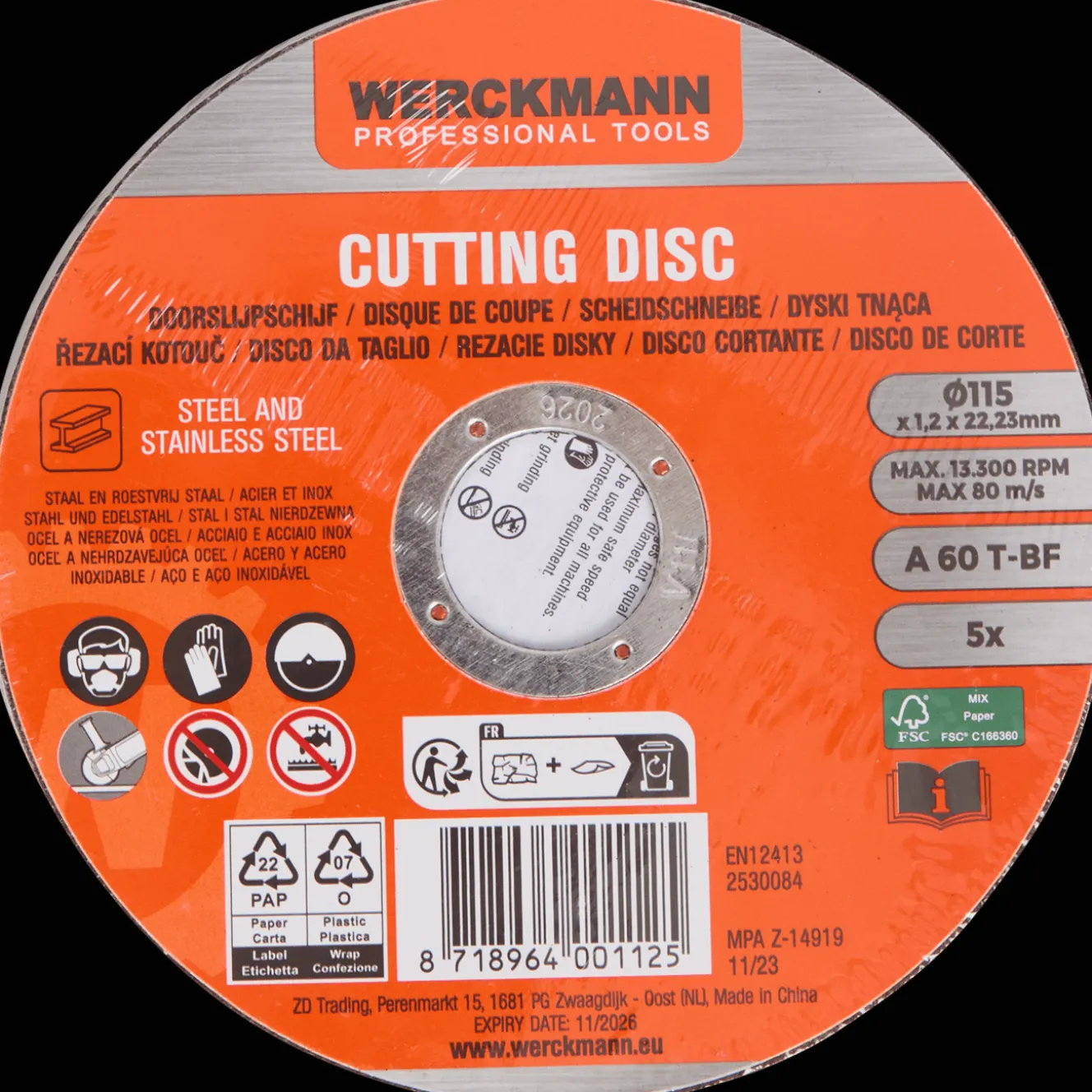 Outils*Werckmann Disques à tronçonner