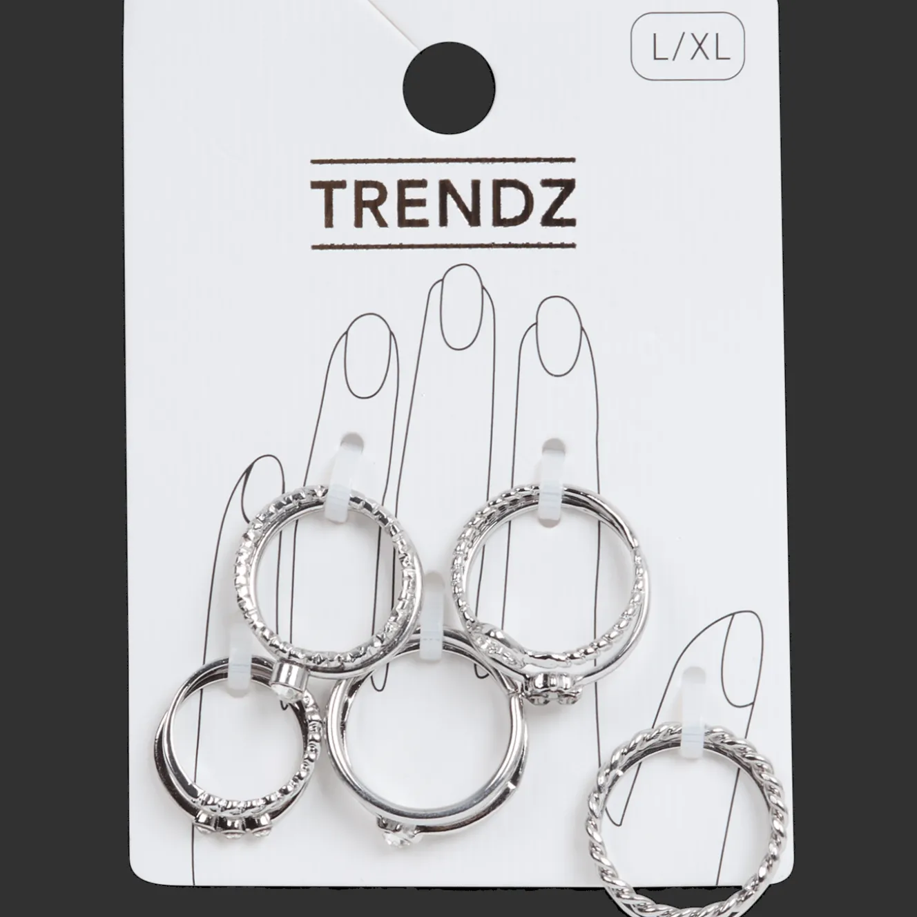 Montres Et Bijoux*Action Ensemble de bagues Trendz