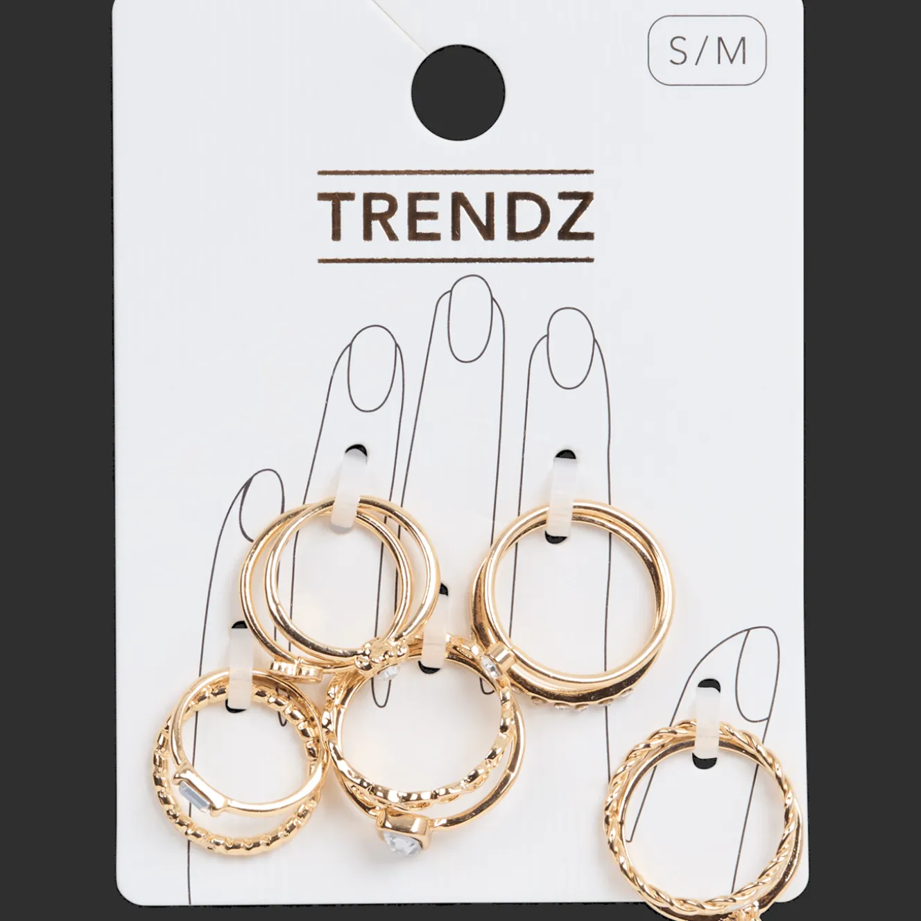 Montres Et Bijoux*Action Ensemble de bagues Trendz