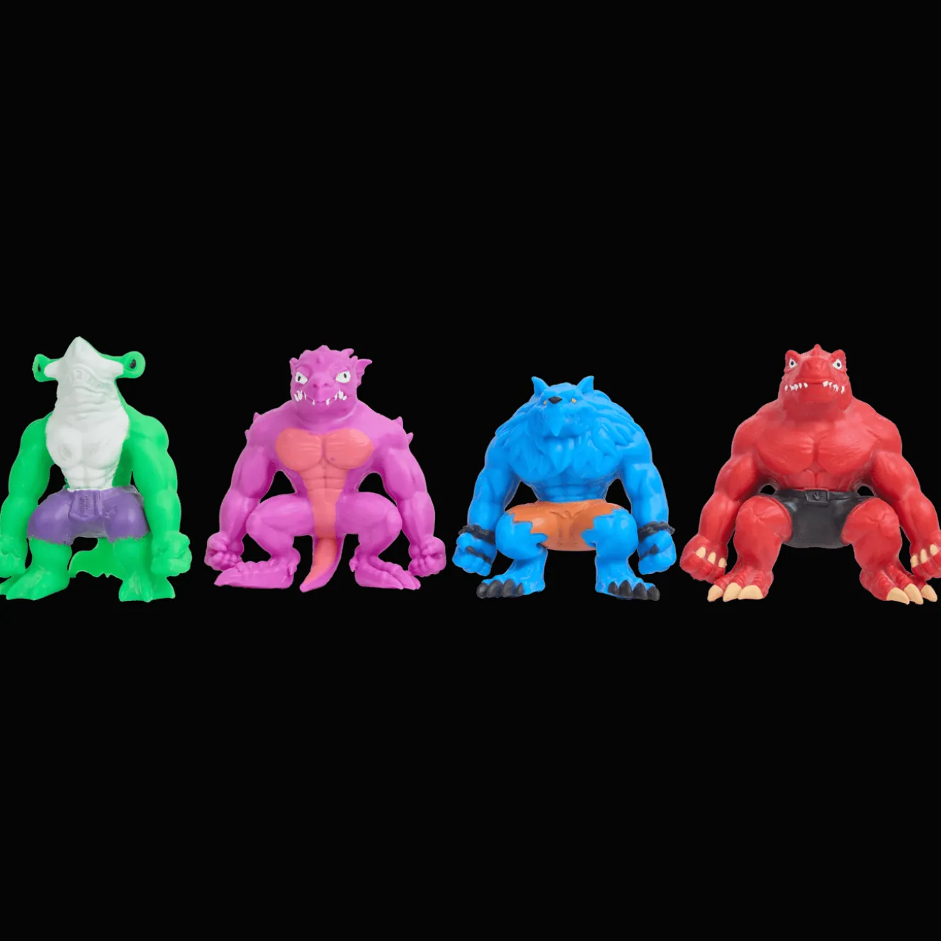 Peluches Et Poupées*Action Figurines élastiques Stretch Squad