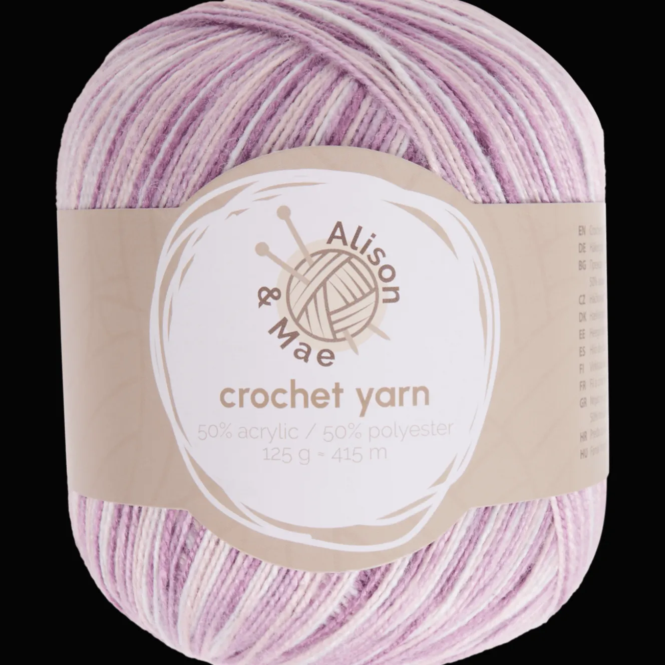 Crocheter Et Tricoter*Alison & Mae Fil à crocheter Essentials Fin