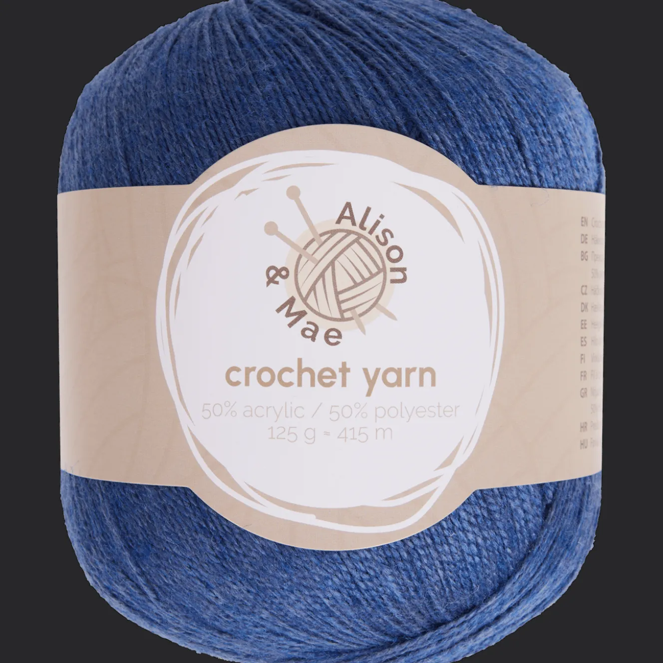 Crocheter Et Tricoter*Alison & Mae Fil à crocheter Essentials Fin