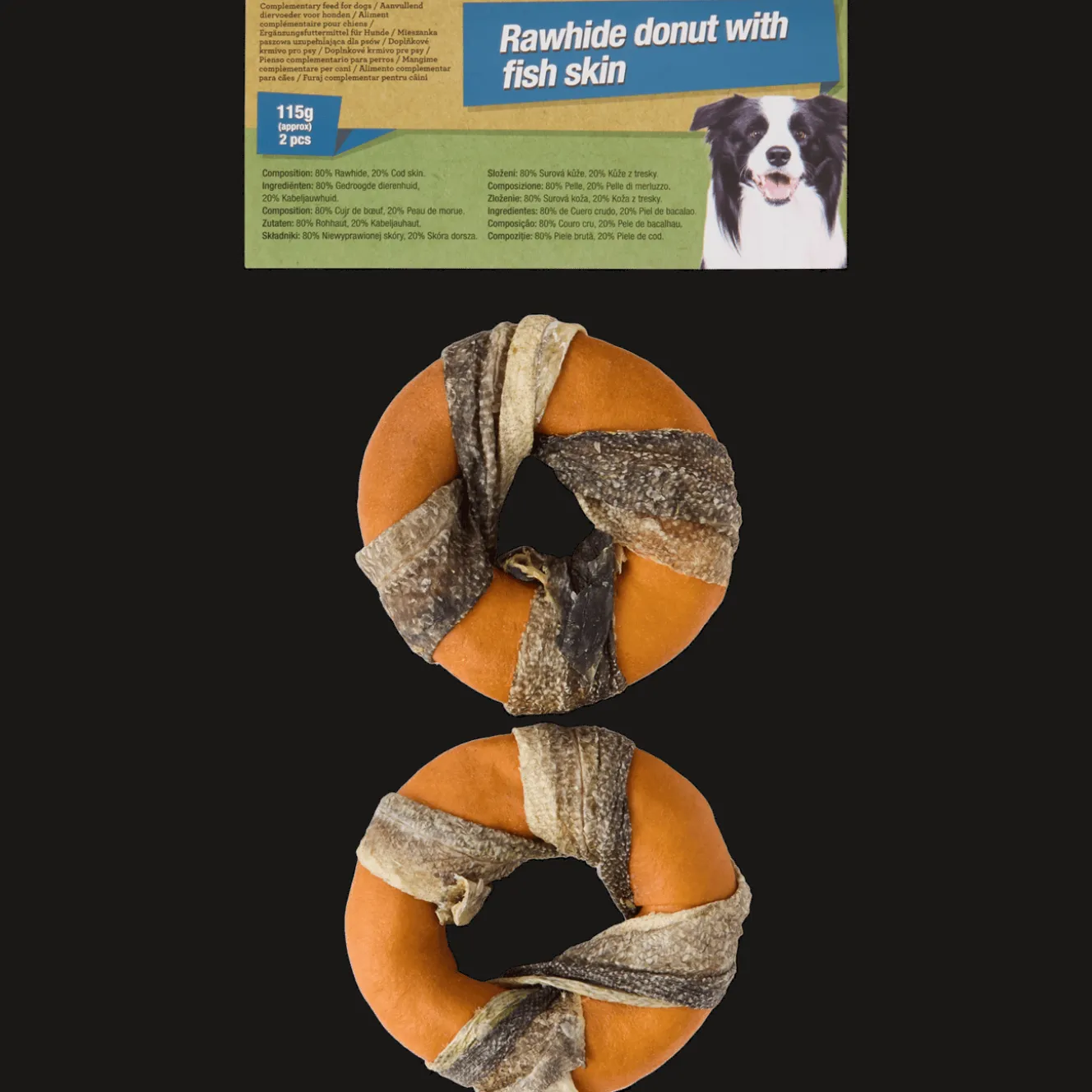 Alimentation|Chien*Action Friandises à mâcher pour chien Rawhide + Fish Skin