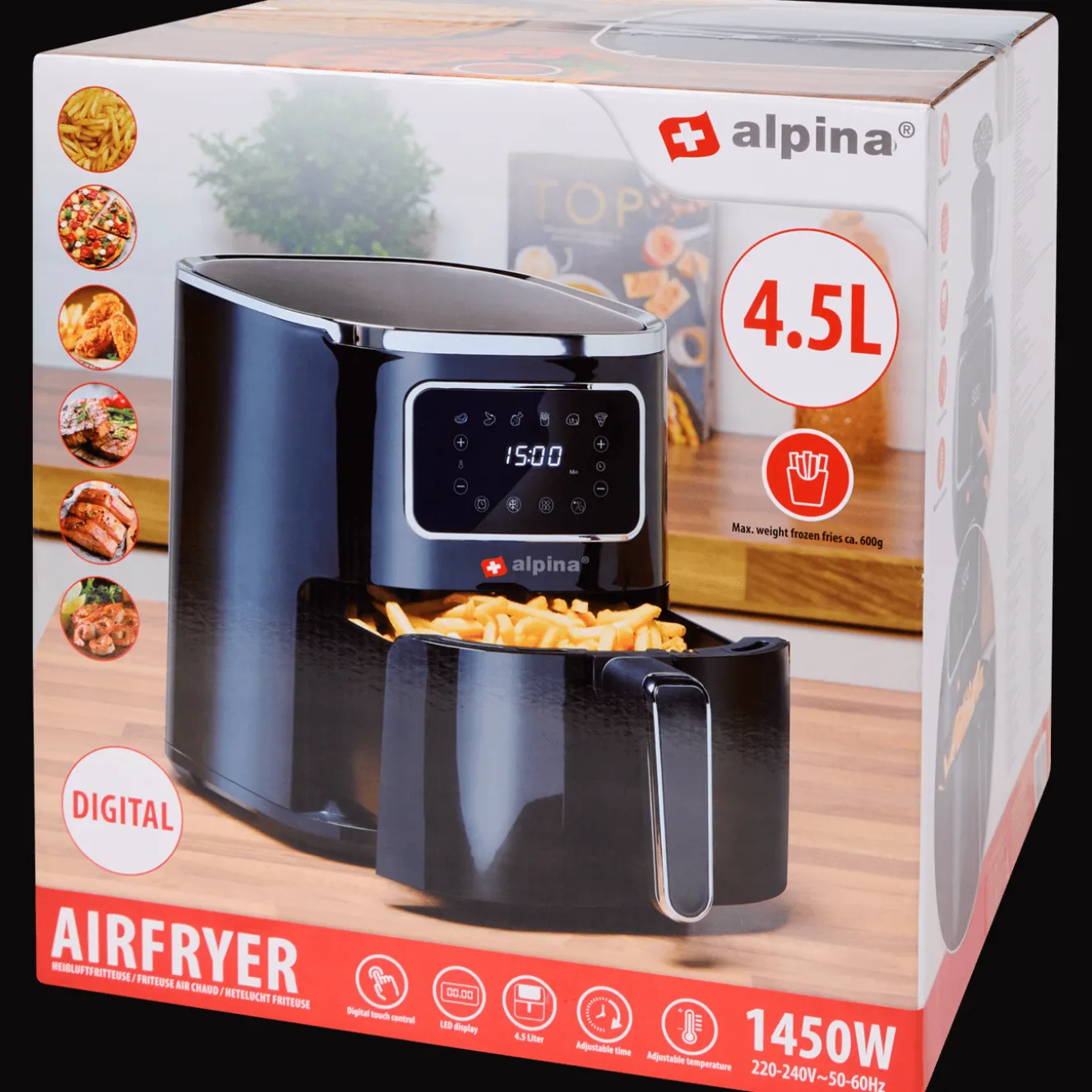 Appareils De Cuisine*Action Friteuse à air chaud Alpina