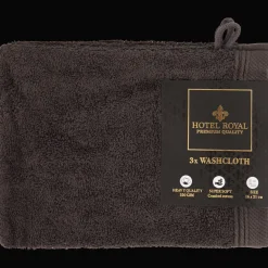 Salle De Bain*Hotel Royal Gants de toilette Anthracite