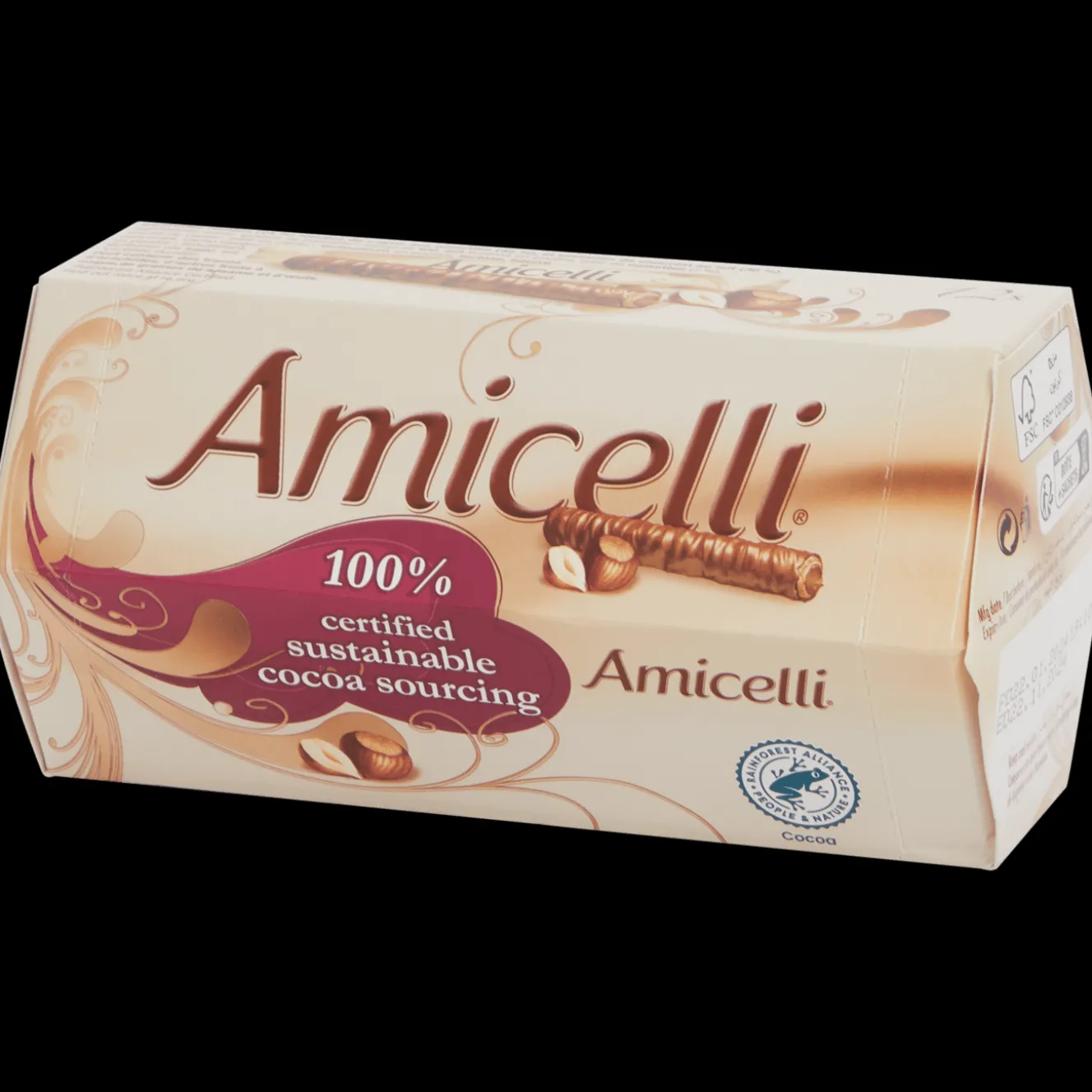 Chocolat*Amicelli Gaufrettes chocolat-noisette