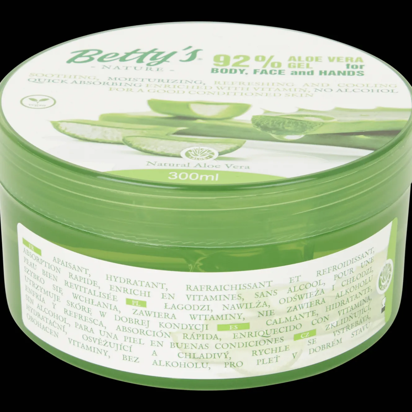 Soins Corporels*Action Gel d’aloe vera Betty's Nature