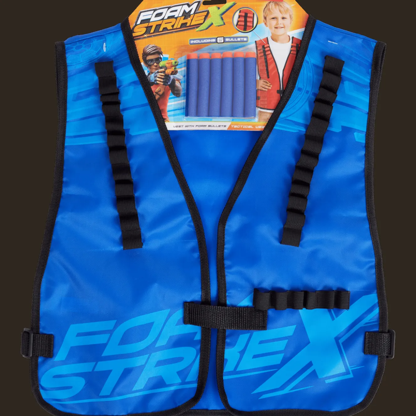 Jeux*Action Gilet avec fléchettes en mousse Foam Strike X