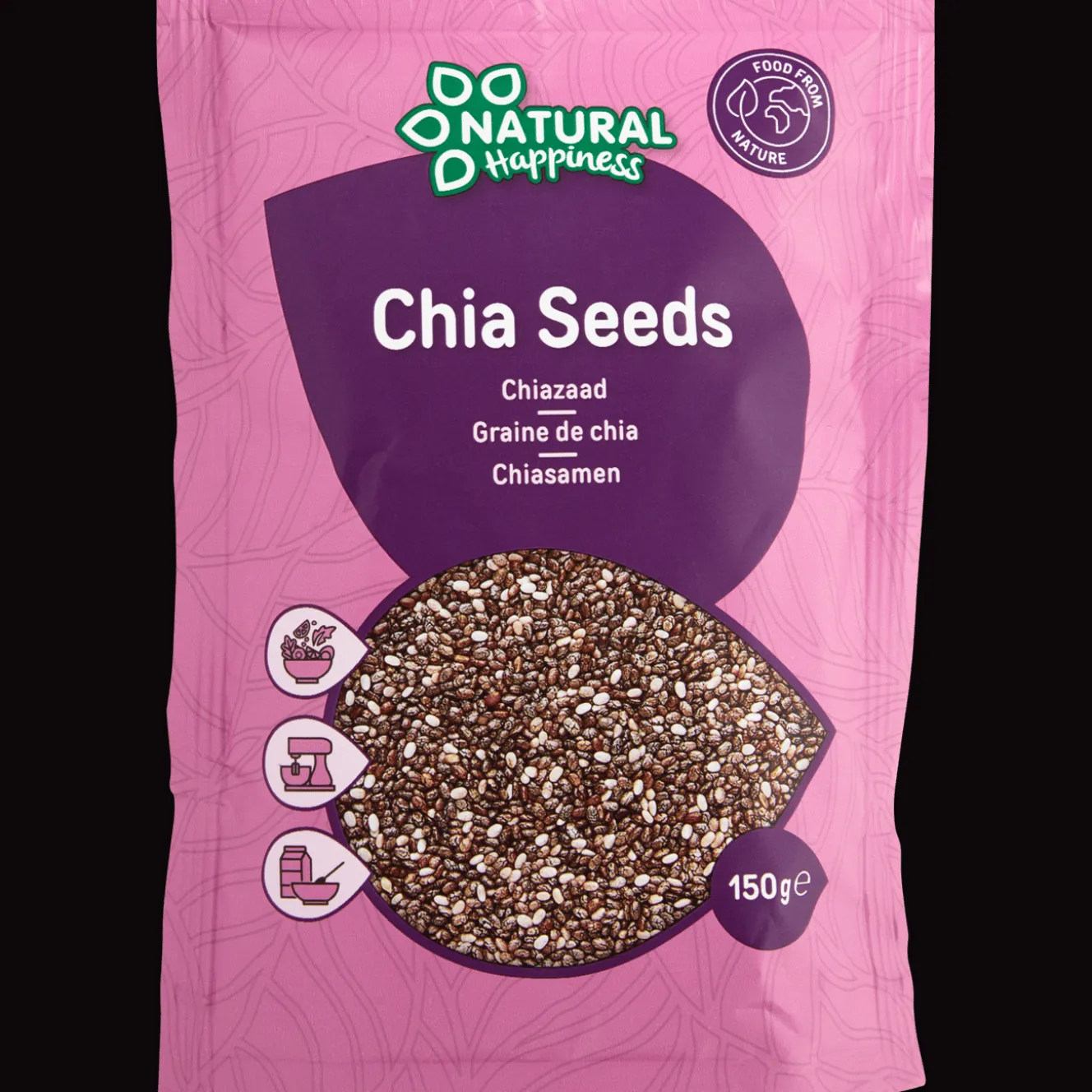 Noix Et Snacks*Action Graines de chia Natural Happiness