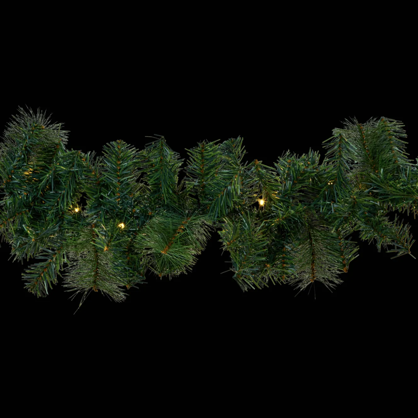 Décoration Saisonnière*Action Guirlande de branches de pin avec LED