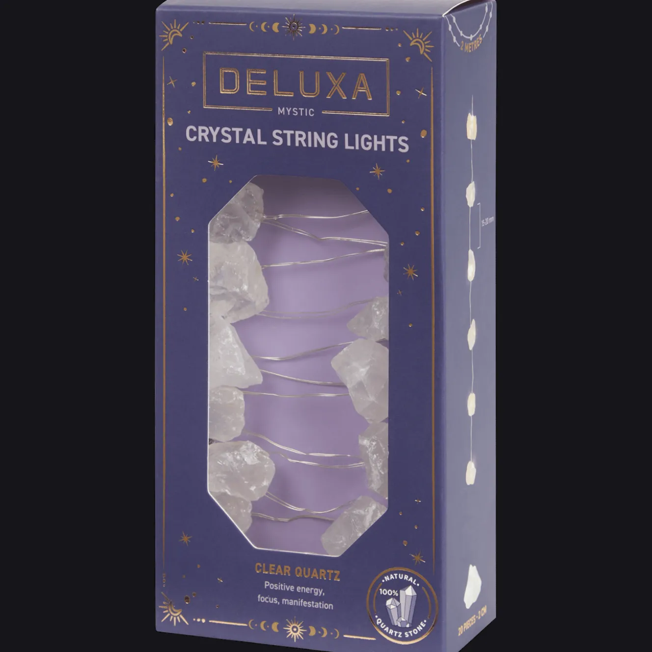 Éclairage*Action Guirlande lumineuse à cristaux Deluxa