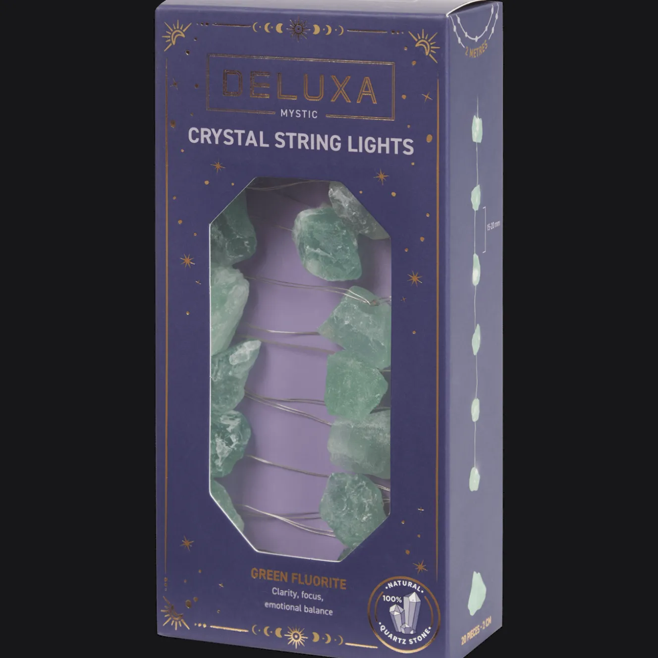 Éclairage*Action Guirlande lumineuse à cristaux Deluxa