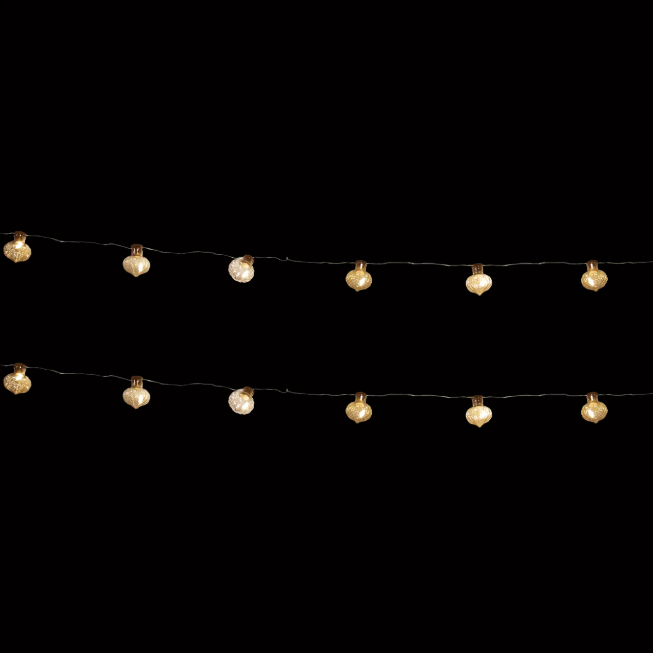 Décoration Saisonnière*Action Guirlande lumineuse avec boules en verre