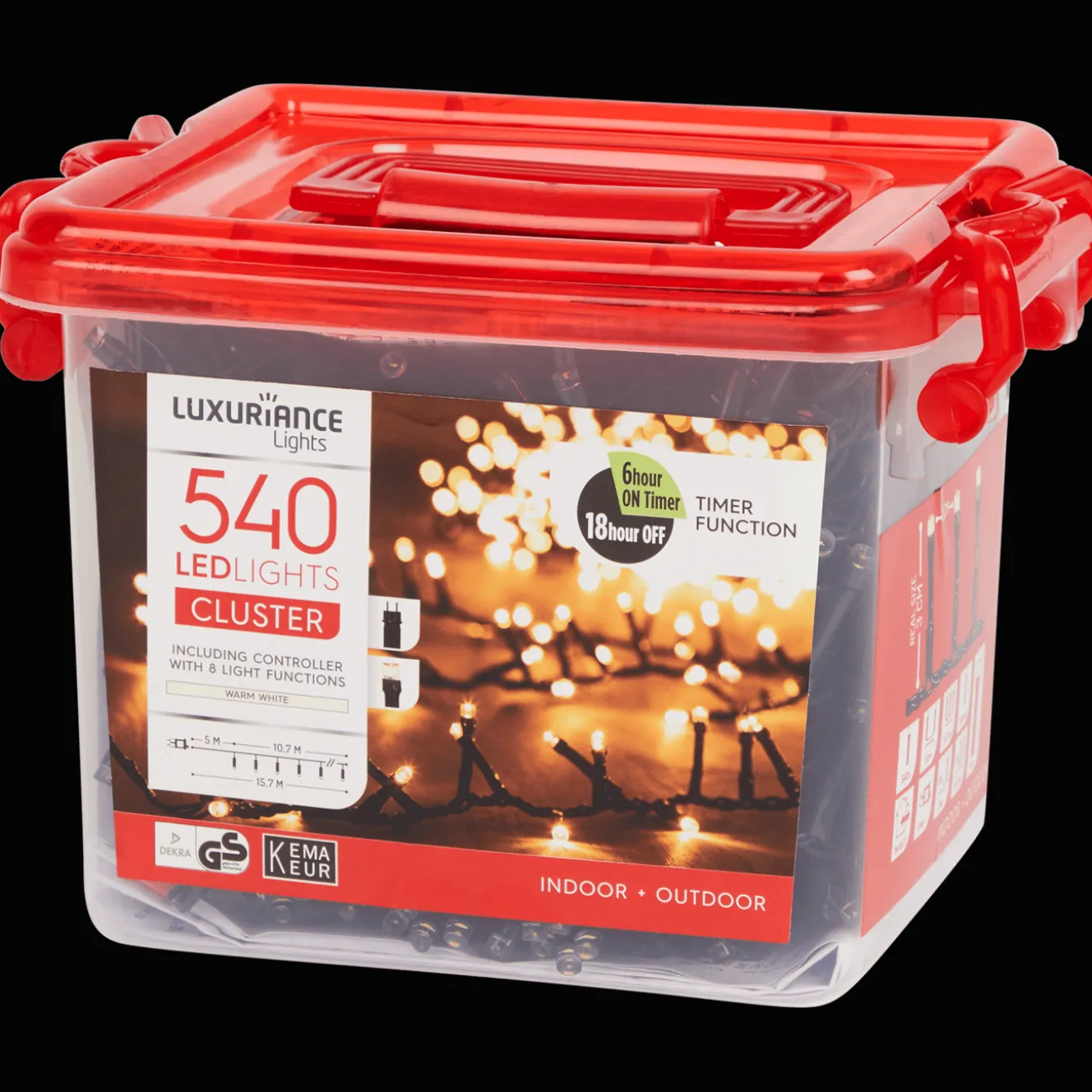 Décoration Saisonnière*Luxuriance Lights Guirlande lumineuse en grappe