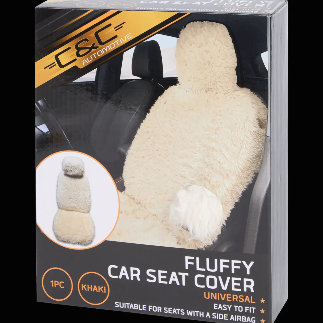 Accessoires Automobiles*C&C Housse de siège auto en peluche
